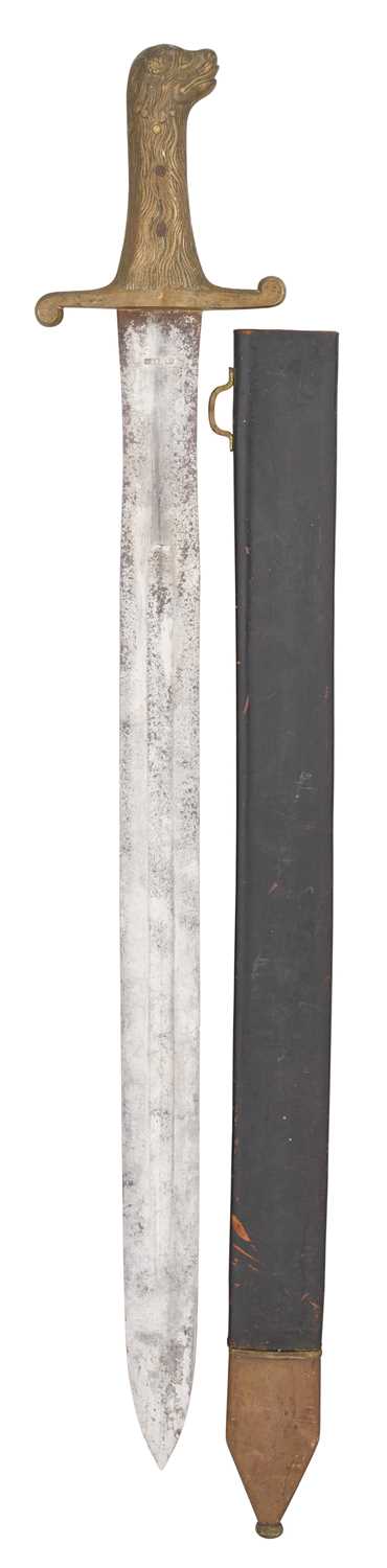 Lot 35 - A BAVARIAN MODEL 1805 ARTILLERY FASCINE SIDEARM, REIGN OF MAXIMILIAN IV JOSEPH (1805-1825)
