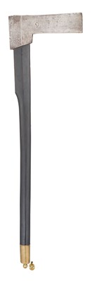 Lot 112 - A FRENCH INFANTRY ‘HACHE DE SAPEUR’, PROBABLY REIGN OF LOUIS XVI (1774-1792)