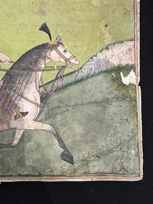 Lot 20 - A NOBLEMAN ON A HORSE, DECCAN, LATE 18TH/EARLY 19TH CENTURY