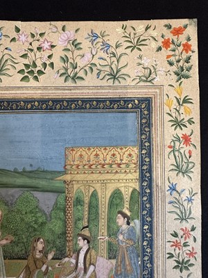 Lot 26 - A PRINCELY FIGURE ON A PAVILIONED TERRACE, DELHI, EARLY 19TH CENTURY