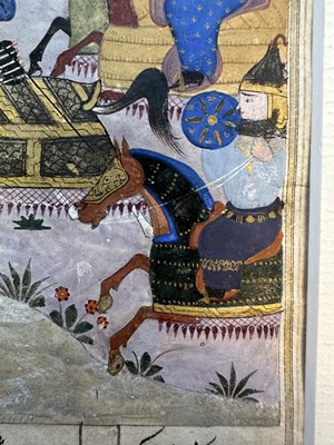 Lot 1 - A FOLIO FROM A TIMURID COPY OF THE SHAHNAMA, PERSIA, SECOND HALF 15TH CENTURY