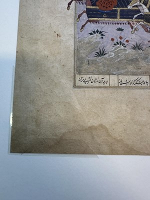Lot 1 - A FOLIO FROM A TIMURID COPY OF THE SHAHNAMA, PERSIA, SECOND HALF 15TH CENTURY