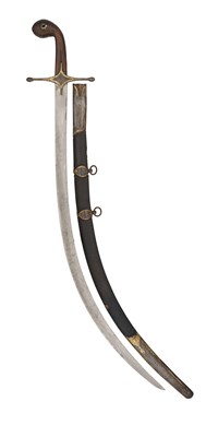 Lot 24 - A TURKISH SHAMSHIR, PROBABLY REIGN OF ABDULAZIZ (1277-93 AH CORRESPONDING TO 1861-76 AD)