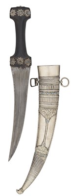 Lot 17 - AN OTTOMAN JAMBIYA, LATE 19TH CENTURY