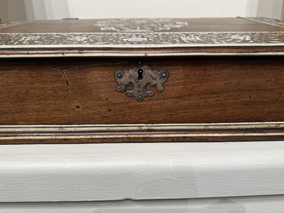 Lot 61 - A VIZAGAPATAM TABLE TOP DESK, SOUTH-EASTERN INDIA, LATE 18TH CENTURY