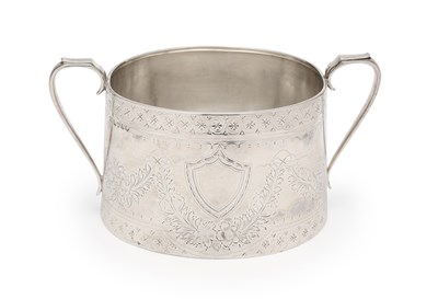 Lot 130 - A VICTORIAN SILVER SUGAR BASIN, MARTIN, HALL & CO., LONDON, 1874
