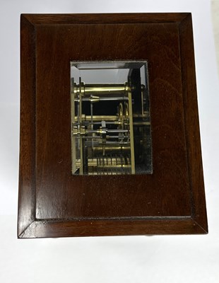 Lot 40 - A VICTORIAN MAHOGANY LIBRARY CLOCK, SIR JOHN BENNETT LTD., LONDON, LATE 19TH CENTURY