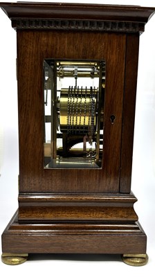 Lot 40 - A VICTORIAN MAHOGANY LIBRARY CLOCK, SIR JOHN BENNETT LTD., LONDON, LATE 19TH CENTURY