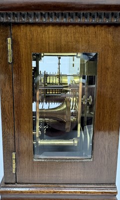 Lot 40 - A VICTORIAN MAHOGANY LIBRARY CLOCK, SIR JOHN BENNETT LTD., LONDON, LATE 19TH CENTURY