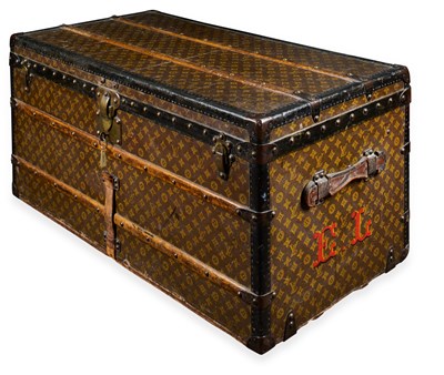 Lot 36 - A LOUIS VUITTON STEAMER TRUNK, 1920s
