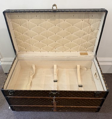 Lot 36 - A LOUIS VUITTON STEAMER TRUNK, 1920s