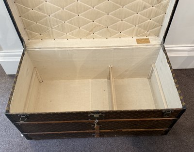 Lot 36 - A LOUIS VUITTON STEAMER TRUNK, 1920s