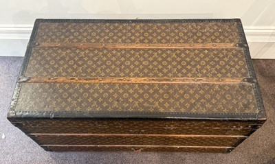 Lot 36 - A LOUIS VUITTON STEAMER TRUNK, 1920s