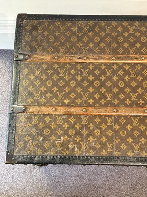 Lot 36 - A LOUIS VUITTON STEAMER TRUNK, 1920s