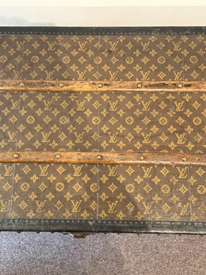 Lot 36 - A LOUIS VUITTON STEAMER TRUNK, 1920s