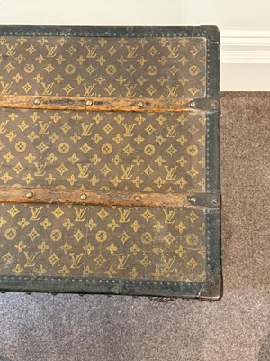 Lot 36 - A LOUIS VUITTON STEAMER TRUNK, 1920s