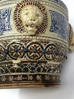 Lot 14 - A ROBERT WALLACE MARTIN (1843-1923) FOR MARTIN BROTHERS STONEWARE PLANTER, 1875