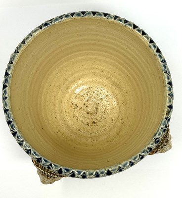 Lot 14 - A ROBERT WALLACE MARTIN (1843-1923) FOR MARTIN BROTHERS STONEWARE PLANTER, 1875