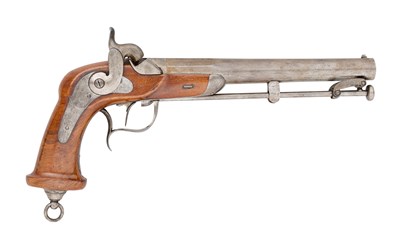 Lot 326 - A RUSSIAN MODEL 1848 16 BORE PERCUSSION RIFLED MILIARY PISTOL, MID-19TH CENTURY