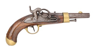 Lot 299 - A SAXON 14 BORE PERCUSSION MODEL 1813 MILITARY PISTOL, REIGN OF FREDERICK AUGUSTUS (1836-1854)