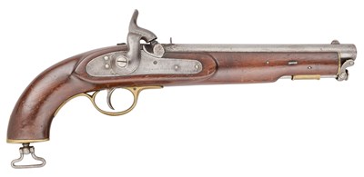 Lot 280 - A 22 BORE PERCUSSION SERVICE PISTOL FOR THE SOUTH AUSTRALIAN CONSTABULARY