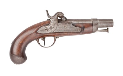 Lot 331 - A FRENCH 23 BORE PERCUSSION MODEL 1822 MILITARY PISTOL, NO. 99, REIGN OF LOUIS-PHILIPPE (1830-1848)
