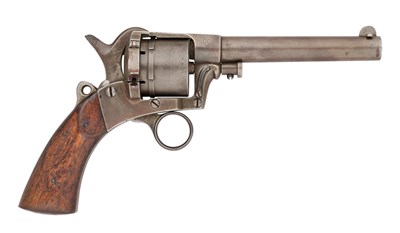 Lot 357 - A DANISH 60 BORE PIN-FIRE MODEL 1863 NAVY SIX-SHOT REVOLVER, NO. 61, REIGN OF CHRISTIAN IX