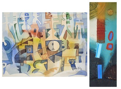 Lot 305 - KWAKU KISSIEDU (GHANAIAN B.1971) AND UNKNOWN ARTIST
