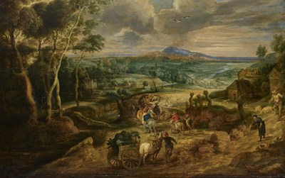 Lot 1 - ATTRIBUTED TO LUCAS VAN UDEN (FLEMISH 1595-1672)