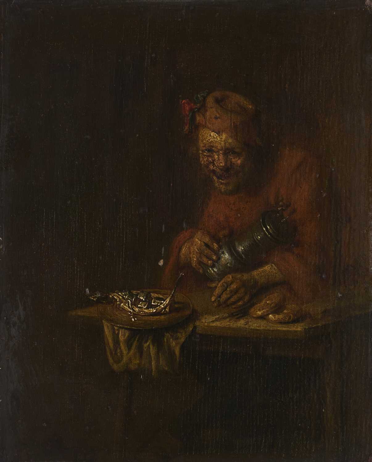 Lot 6 - ATTRIBUTED TO ABRAHAM DIEPRAAM (DUTCH 1622-1670)