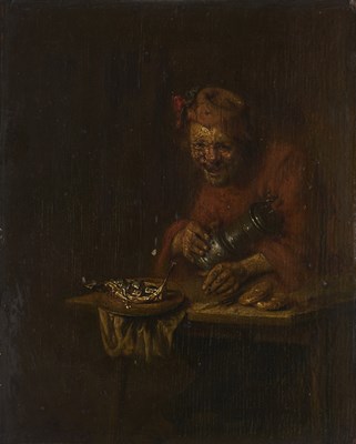 Lot 6 - ATTRIBUTED TO ABRAHAM DIEPRAAM (DUTCH 1622-1670)