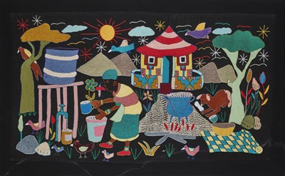 Lot 331 - MAPULA EMBROIDERY PROJECT (SOUTH AFRICAN EST. 1991)