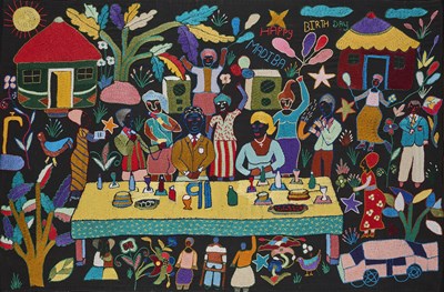 Lot 332 - MAPULA EMBROIDERY PROJECT (SOUTH AFRICAN EST. 1991)