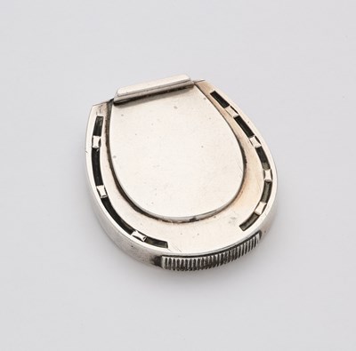 Lot 624 - A VICTORIAN SILVER HORSESHOE VESTA CASE, HOWARD JAMES, BIRMINGHAM, 1884