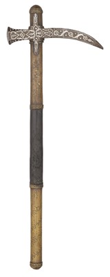 Lot 64 - AN EAST EUROPEAN WAR-HAMMER (OBUCH), 17TH CENTURY, HUNGARIAN, POLISH, OR BALKAN