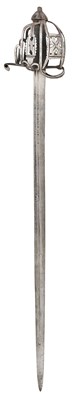 Lot 45 - A SCOTTISH BASKET-HILTED BACKSWORD, SECOND QUARTER OF THE 18TH CENTURY