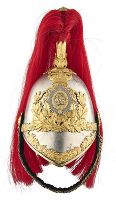 Lot 145 - AN 1847 PATTERN OFFICER’S HELMET OF THE BOMBAY LIGHT CAVALRY, MID-19TH CENTURY