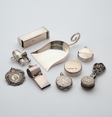 Lot 664 - MISCELLANEOUS VICTORIAN SILVER SMALLWORK
