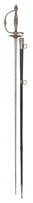 Lot 62 - A CONTINENTAL STEEL-HILTED SMALL-SWORD, SECOND HALF OF THE 18TH CENTURY