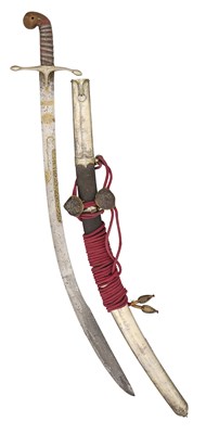 Lot 74 - A TURKISH KILIJ WITH GOLD BLADE INSCRIPTIONS, PROBABLY REIGN OF SELIM III (1789-1807)