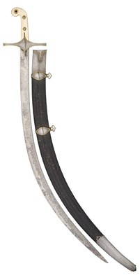 Lot 78 - AN INDIAN SHAMSHIR FOR A BRITISH OFFICER, EARLY 19TH CENTURY