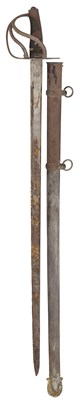 Lot 87 - A CAVALRY TROOPER’S SWORD, EARLY 19TH CENTURY