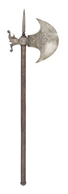 Lot 20 - A PERSIAN AXE, QAJAR, 19TH CENTURY