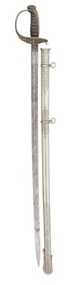 Lot 119 - A REGIMENTAL PRESENTATION SWORD TO MAJOR DAVID RANKIN BY THE OFFICER’S AND GUNNERS