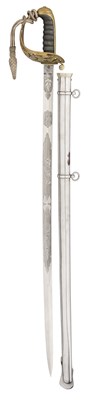 Lot 122 - AN 1857 PATTERN OFFICER’S SWORD OF THE 2ND TOWER HAMLETS ENGINEER VOLUNTEERS BY BENNETT