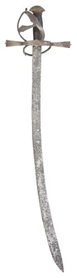 Lot 173 - A NORTH EUROPEAN MILITARY SABRE (TESSAK), LATE 16TH/EARLY 17TH CENTURY, PROBABLY GERMAN