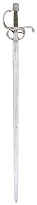 Lot 169 - A GERMAN RAPIER, LATE 16TH/EARLY 17TH CENTURY