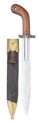 Lot 191 - A SWEDISH 90 BORE PERCUSSION D.B. DAGGER PISTOL OF DUMONTHIER TYPE BY C.G. GRANBERG