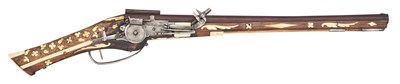 Lot 194 - A GERMAN 30 BORE WHEEL-LOCK CARBINE, SECOND HALF OF THE 16TH CENTURY AND LATER