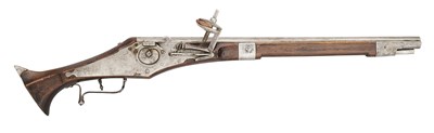 Lot 195 - A 32 BORE WHEEL-LOCK TERZAROL (TERZARUOLO), LATE 16TH/EARLY 17TH CENTURY